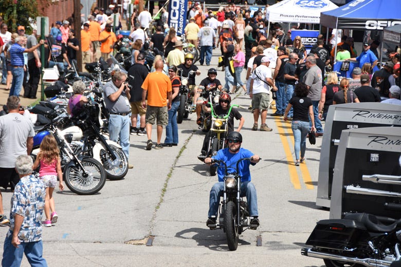 The Hot Bike Tour Packs the Streets Around Coker Tire