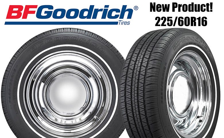 New BF Goodrich 225/60R16 Whitewall Tire